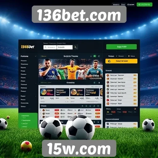 Interface e experiência do usuário em 136bet.com